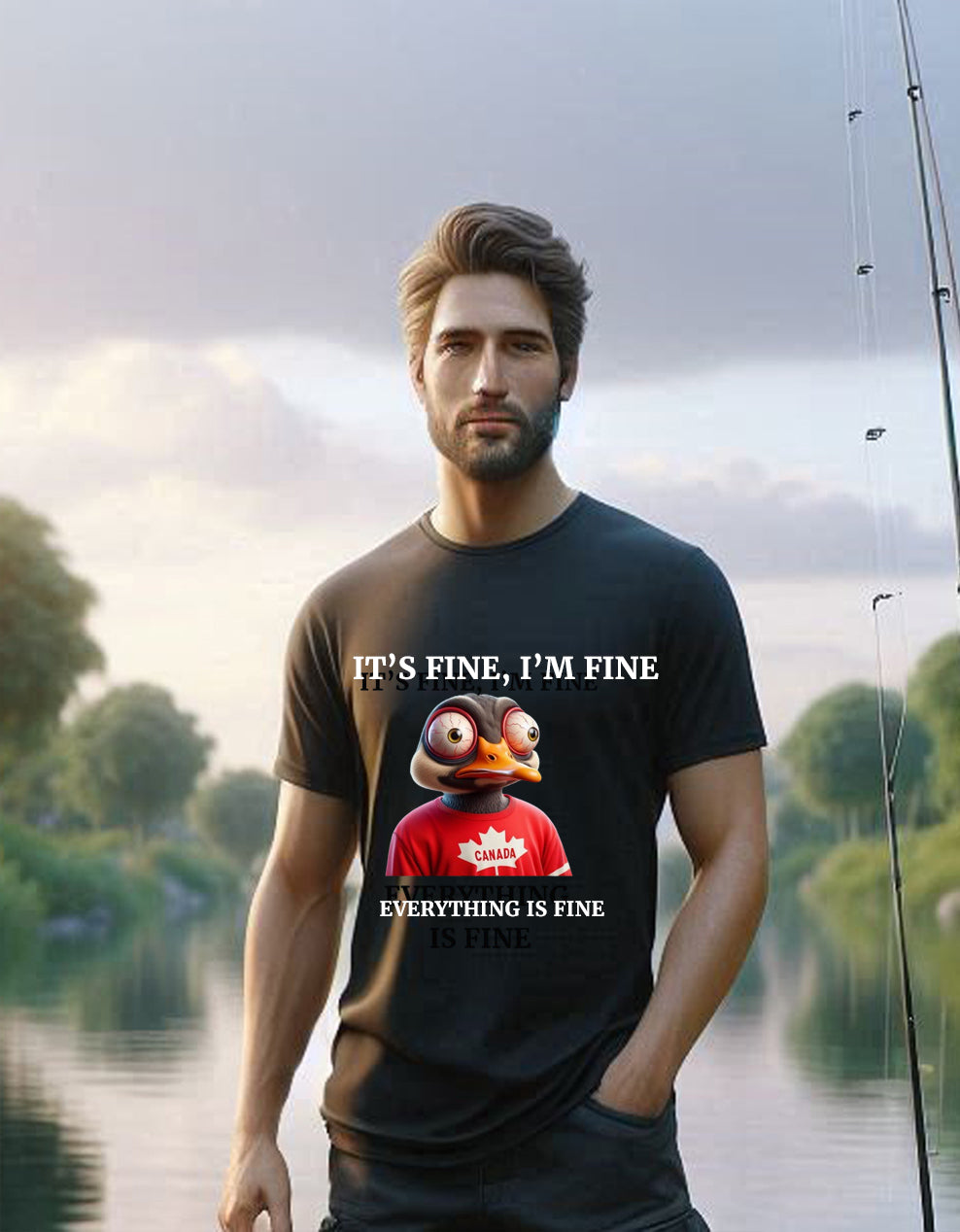 Unisex It's Fine, I'm Fine T Shirt