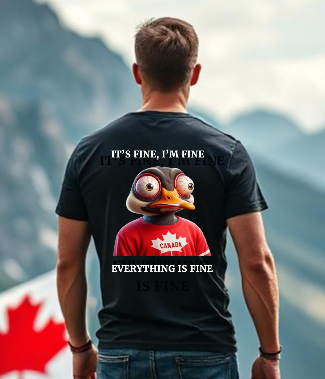 Unisex It's Fine, I'm Fine T Shirt