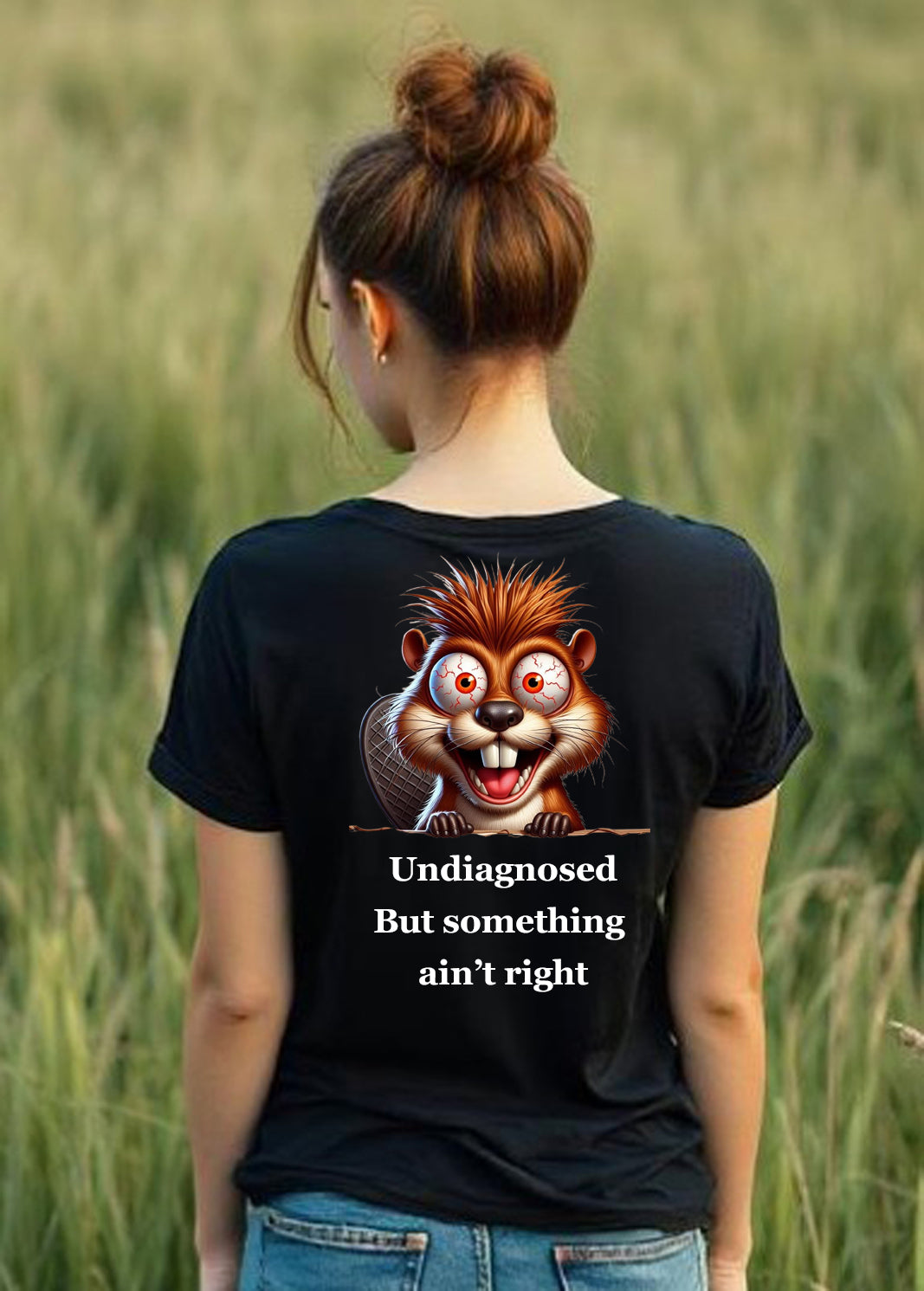 Undiagnosed, But Something ain't right V Neck T Shirt