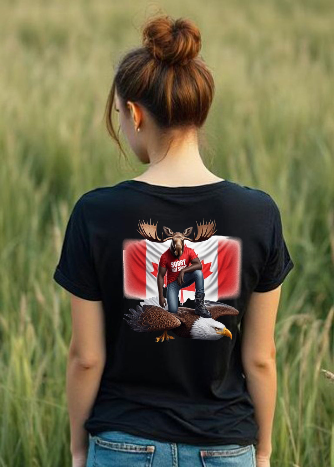 Sorry Not Sorry V Neck T Shirt