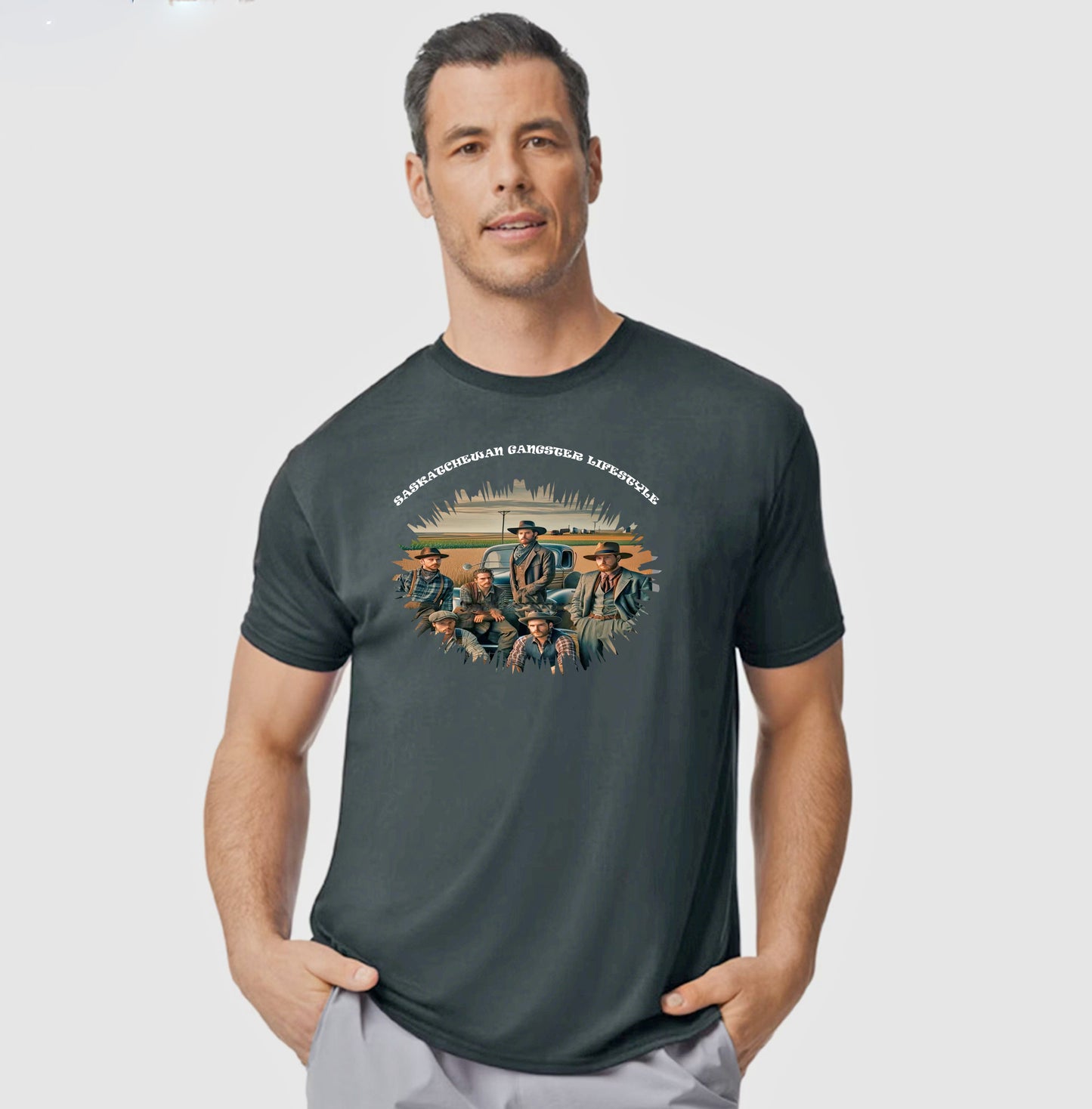 Unisex Saskatchewan Gangster Lifestyle T Shirt