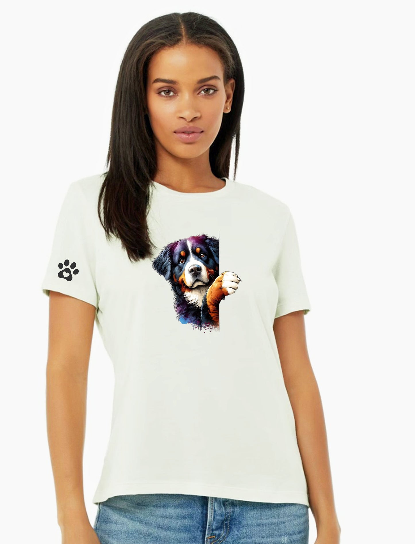 Ladies Bernese Mountain Dog T Shirt