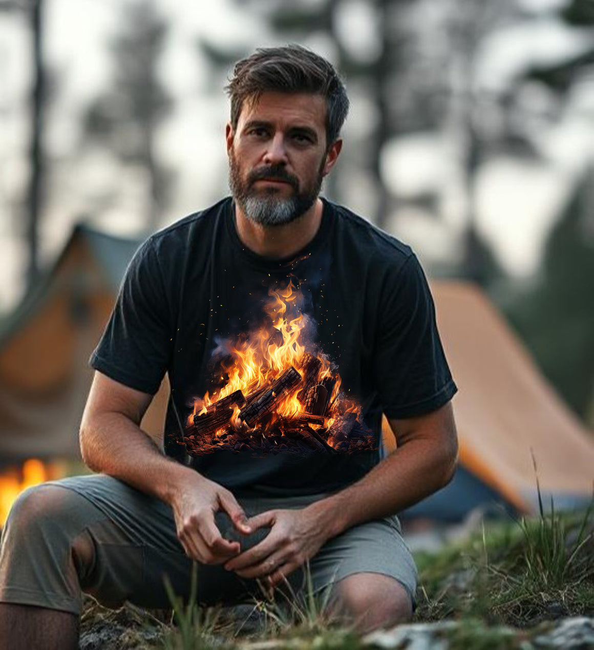 Camp Fire T Shirt 14 designs