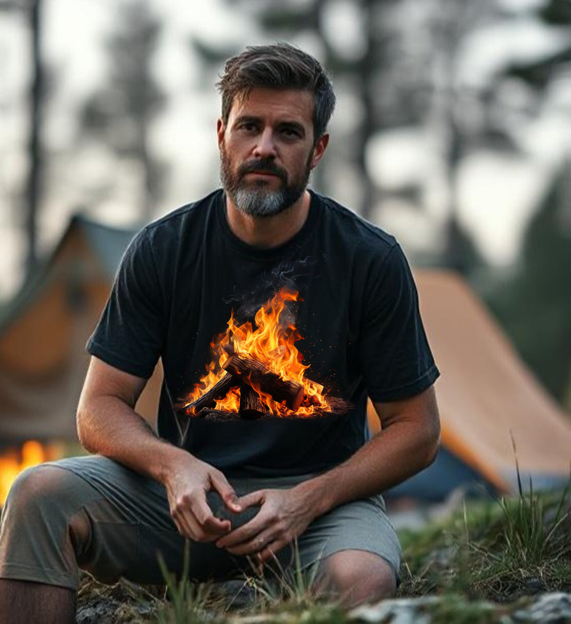 Camp Fire T Shirt 14 designs