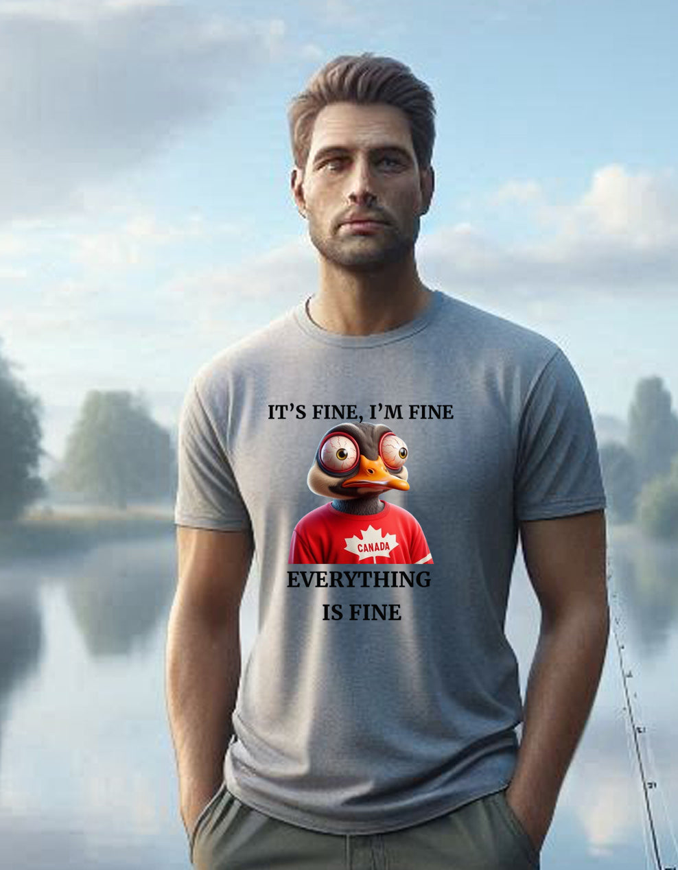 Unisex It's Fine, I'm Fine T Shirt