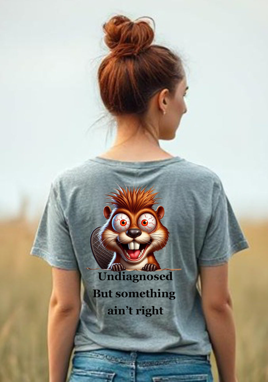 Undiagnosed, But Something ain't right V Neck T Shirt