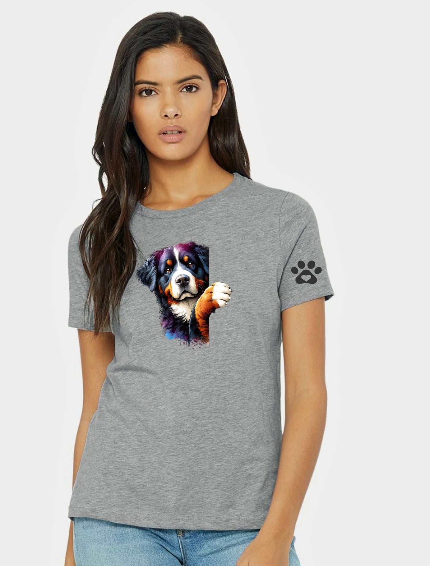 Ladies Bernese Mountain Dog T Shirt