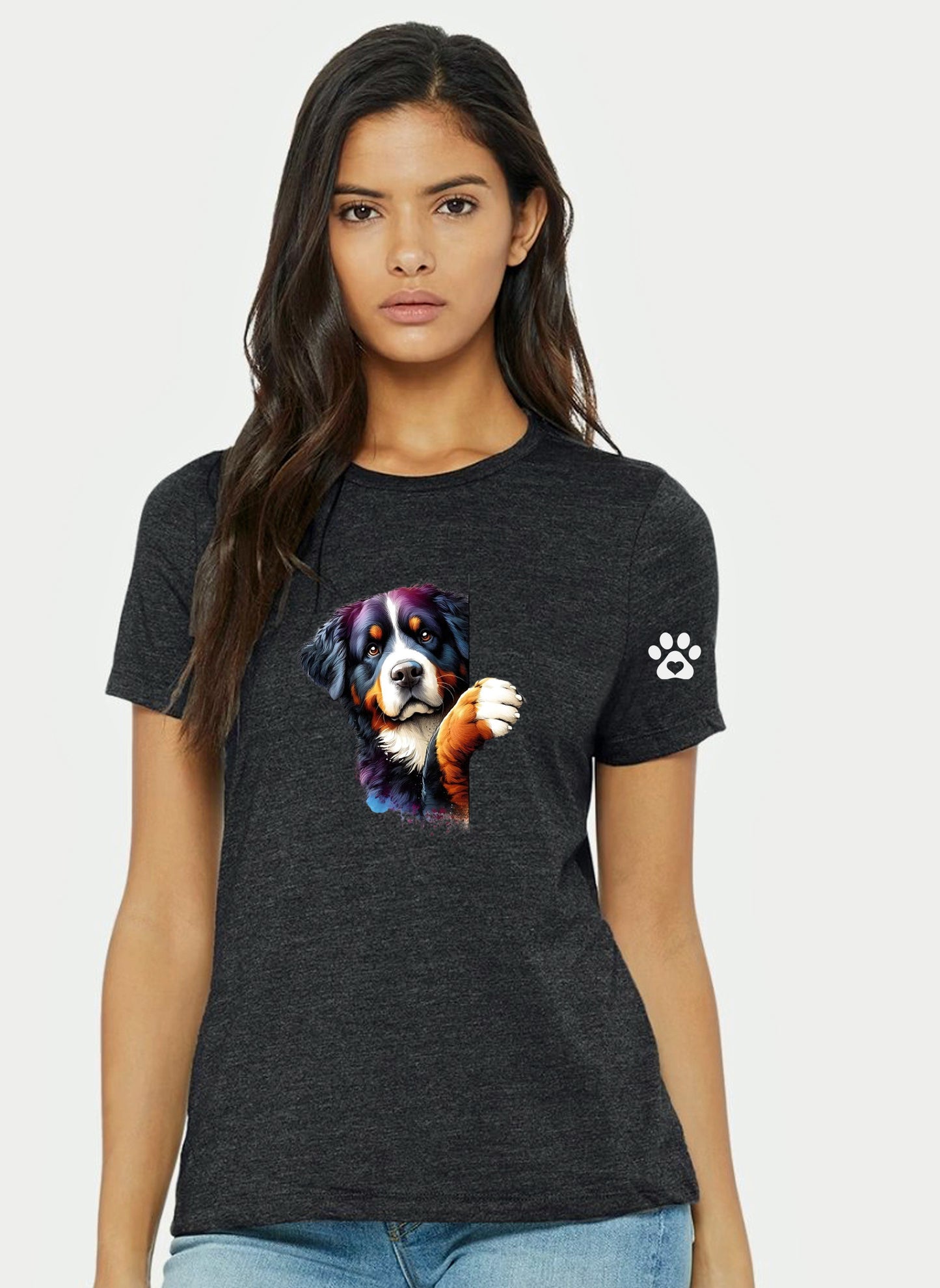Ladies Bernese Mountain Dog T Shirt