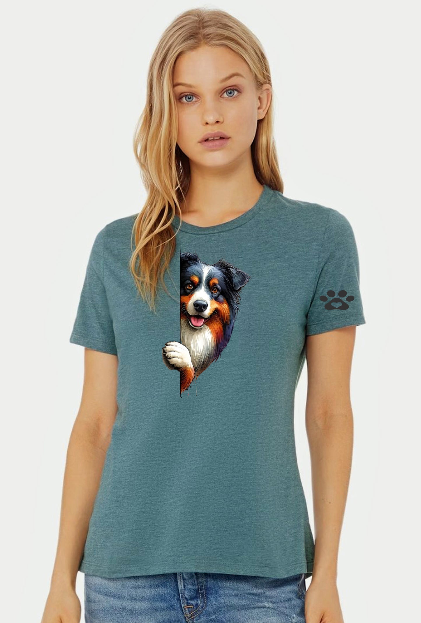 Ladies Australian Shepard T Shirt