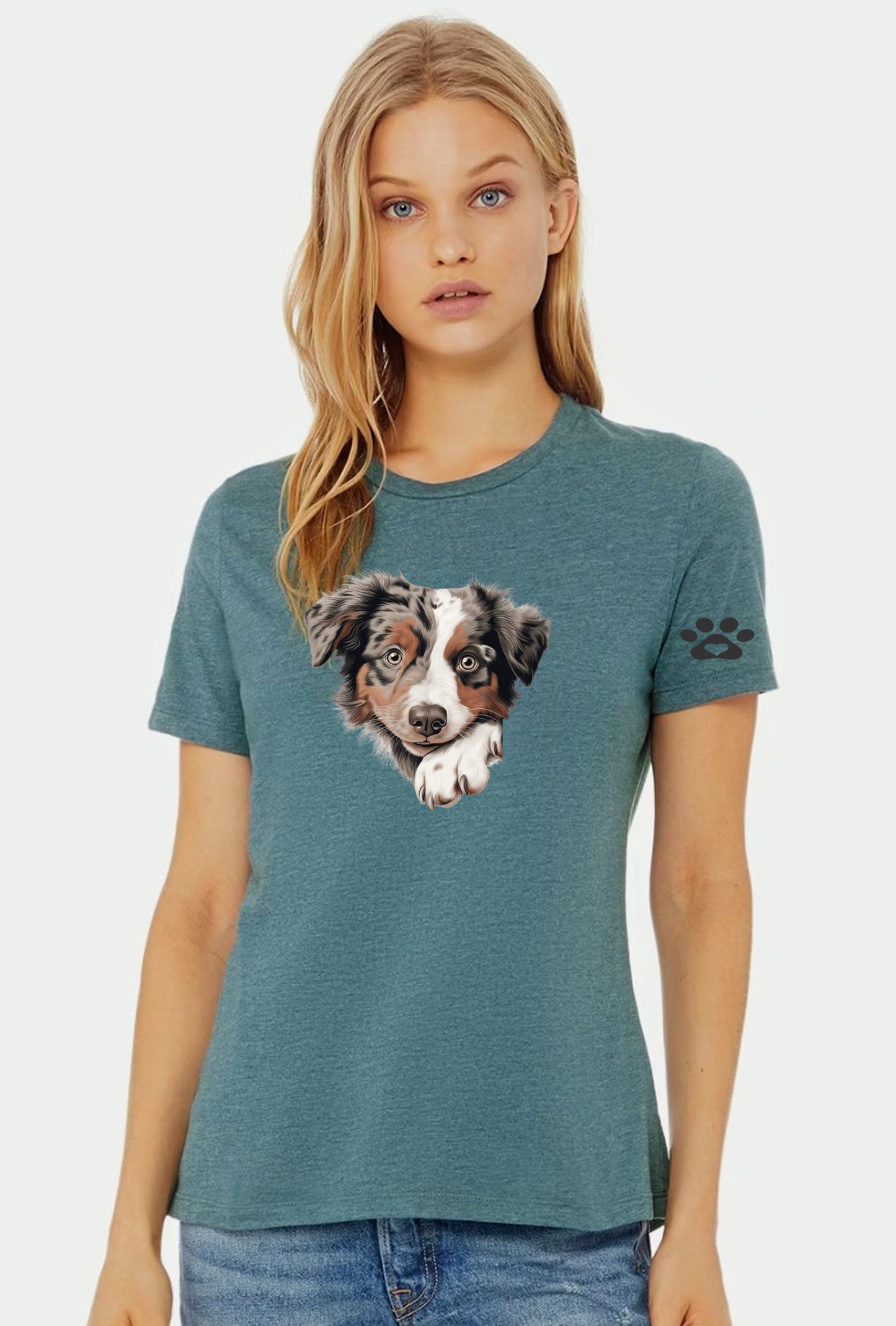 Ladies Australian Shepard T Shirt