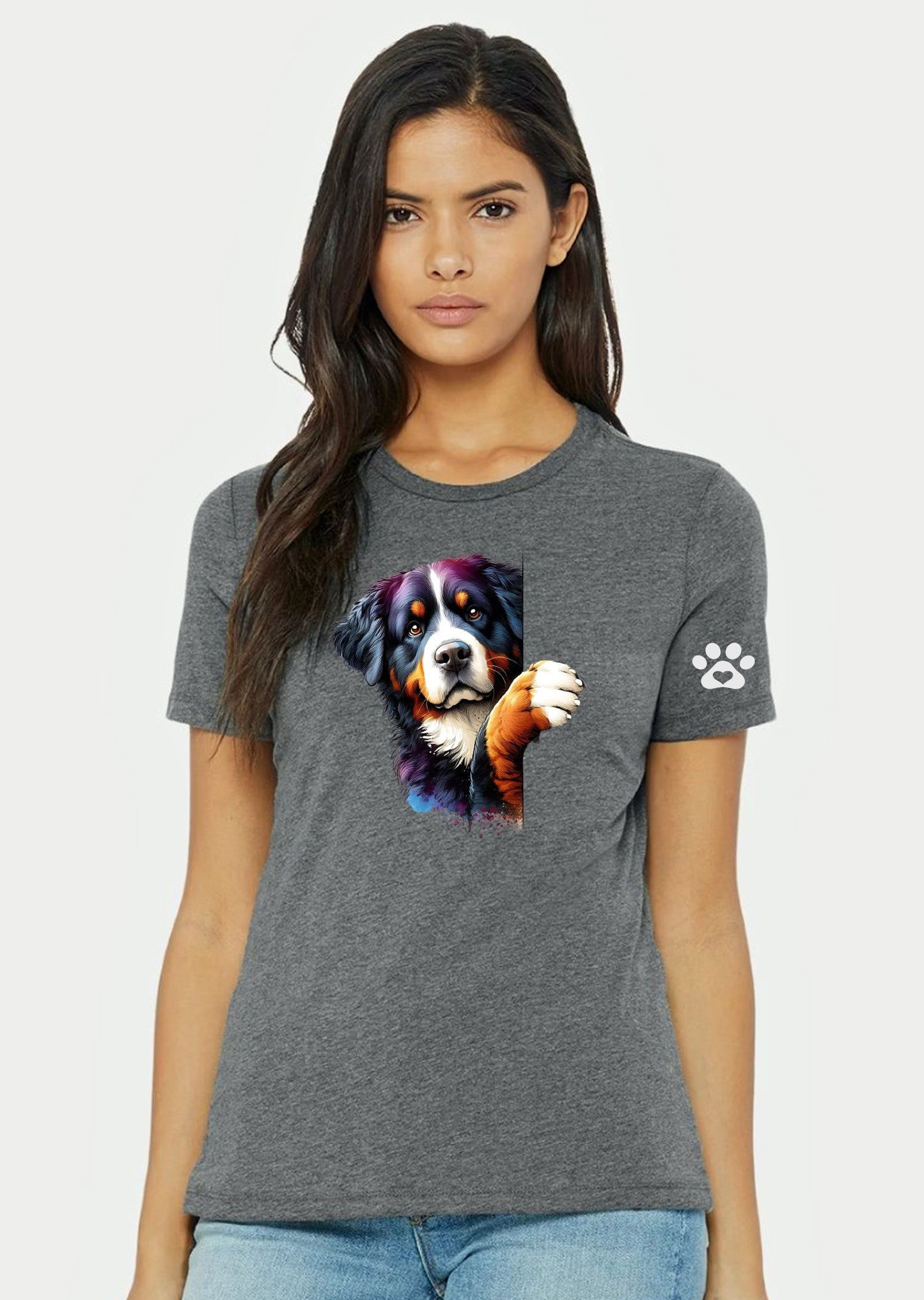 Ladies Bernese Mountain Dog T Shirt