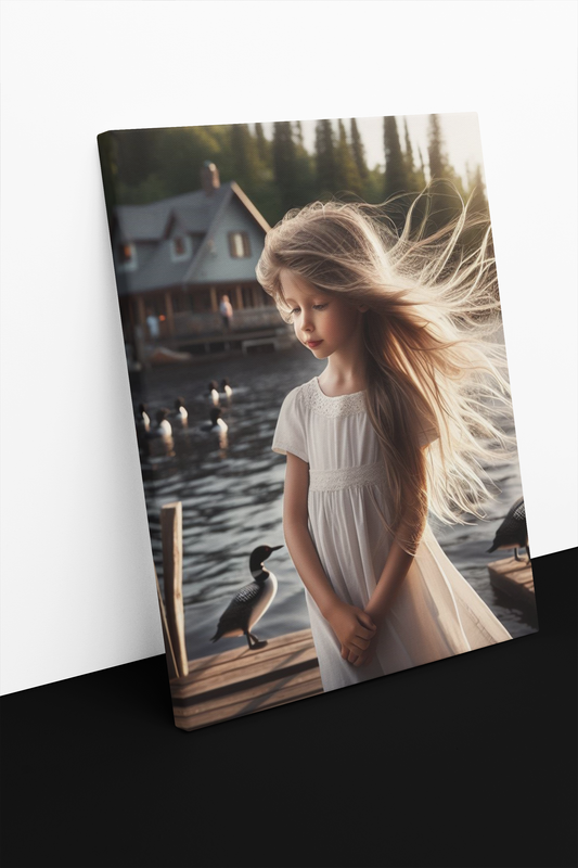 Lakeside Serenity Canvas Print