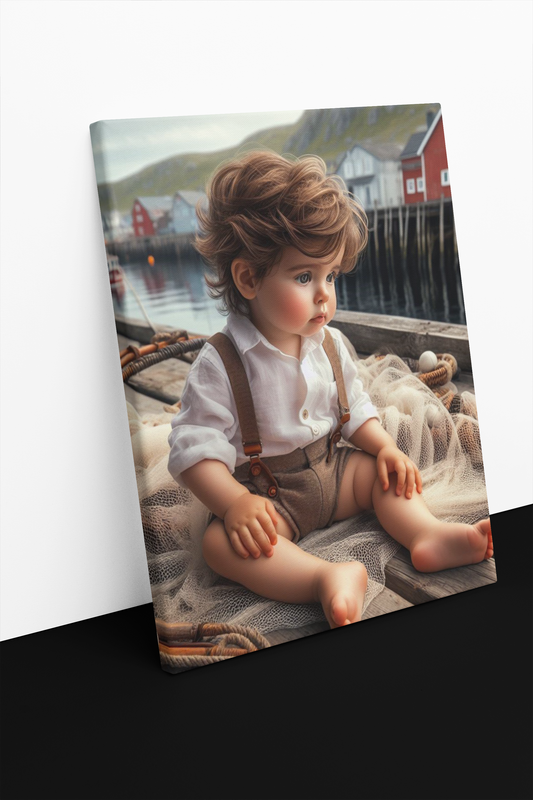 Little Fisher-King Canvas Print