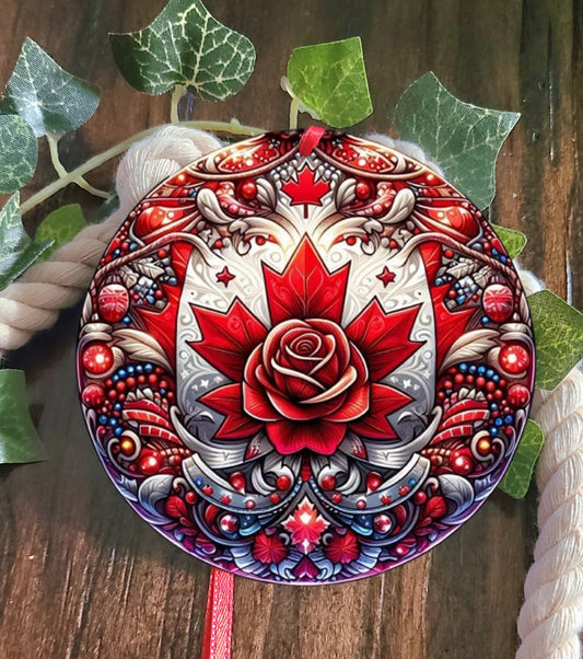 Canadian Maple Leaf Ornament