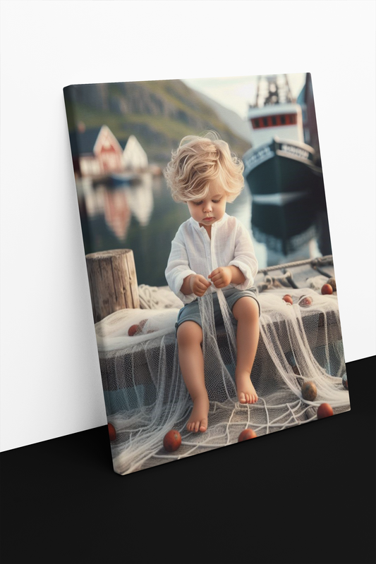 Master of the Net Canvas Print