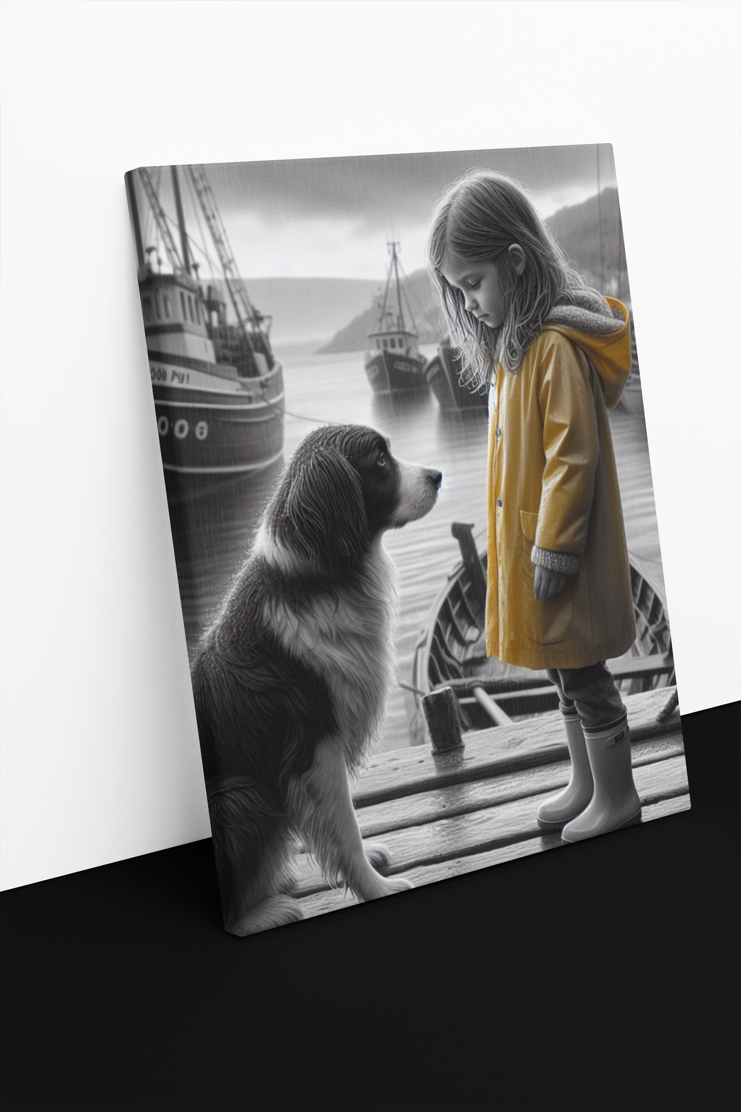 Muddy Paws & Rainy Days Canvas Print