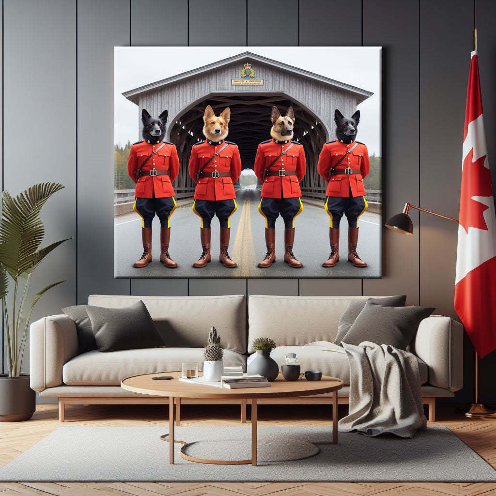 New Brunswick RCMP Canvas Print