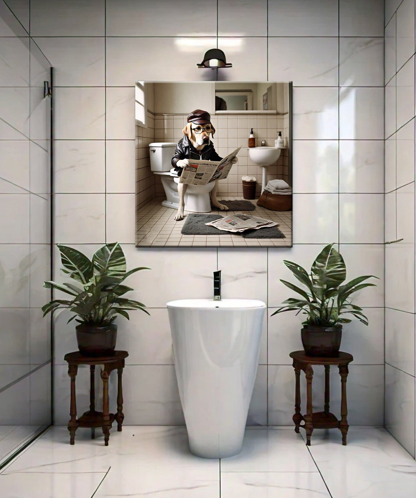 New Brunswick Dog Canvas Print