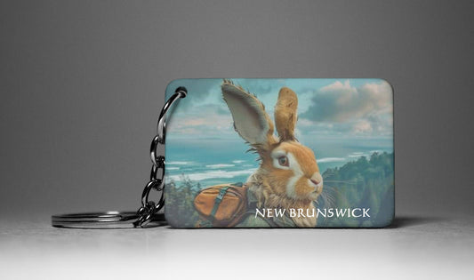 New Brunswick Bunny Keychain & Tumbler Set