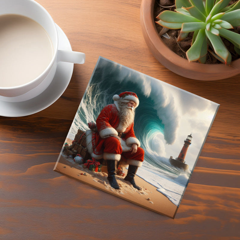 New Brunswick Santa Coaster