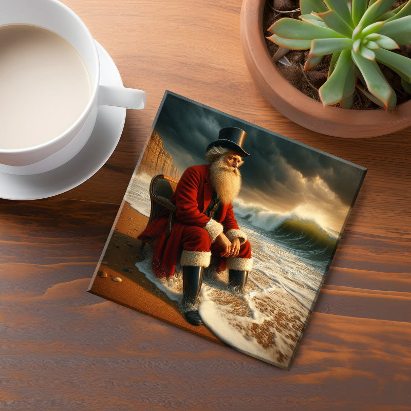 New Brunswick Santa Coaster