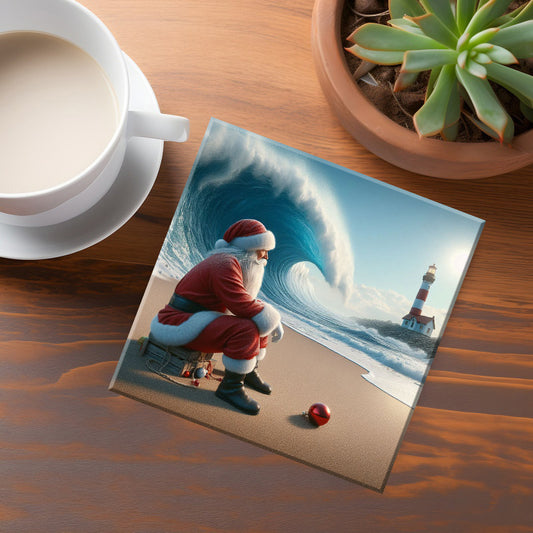 New Brunswick Santa Coaster
