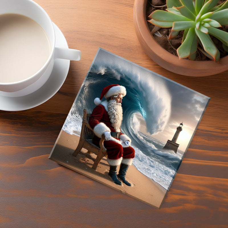 New Brunswick Santa Coaster