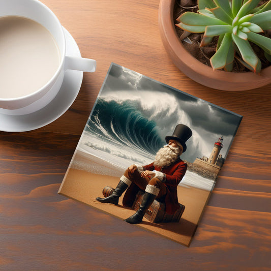 New Brunswick Santa Coaster