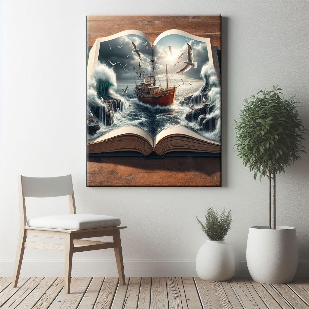 Newfoundland Rocky Shore Canvas Print