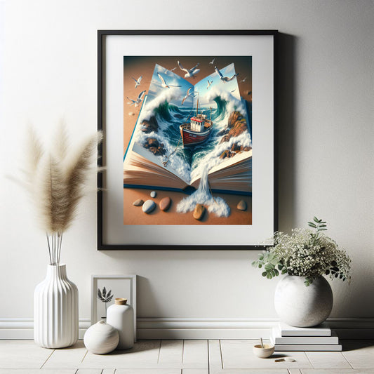 Newfoundland Rocky Shore Photo Print
