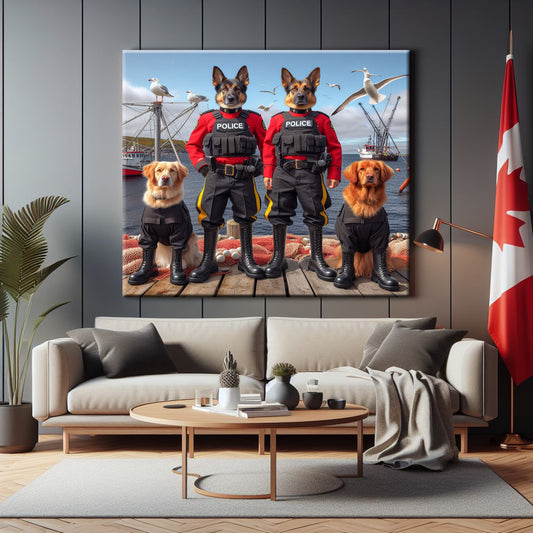 Newfoundland & Labrador RNC Canvas Print