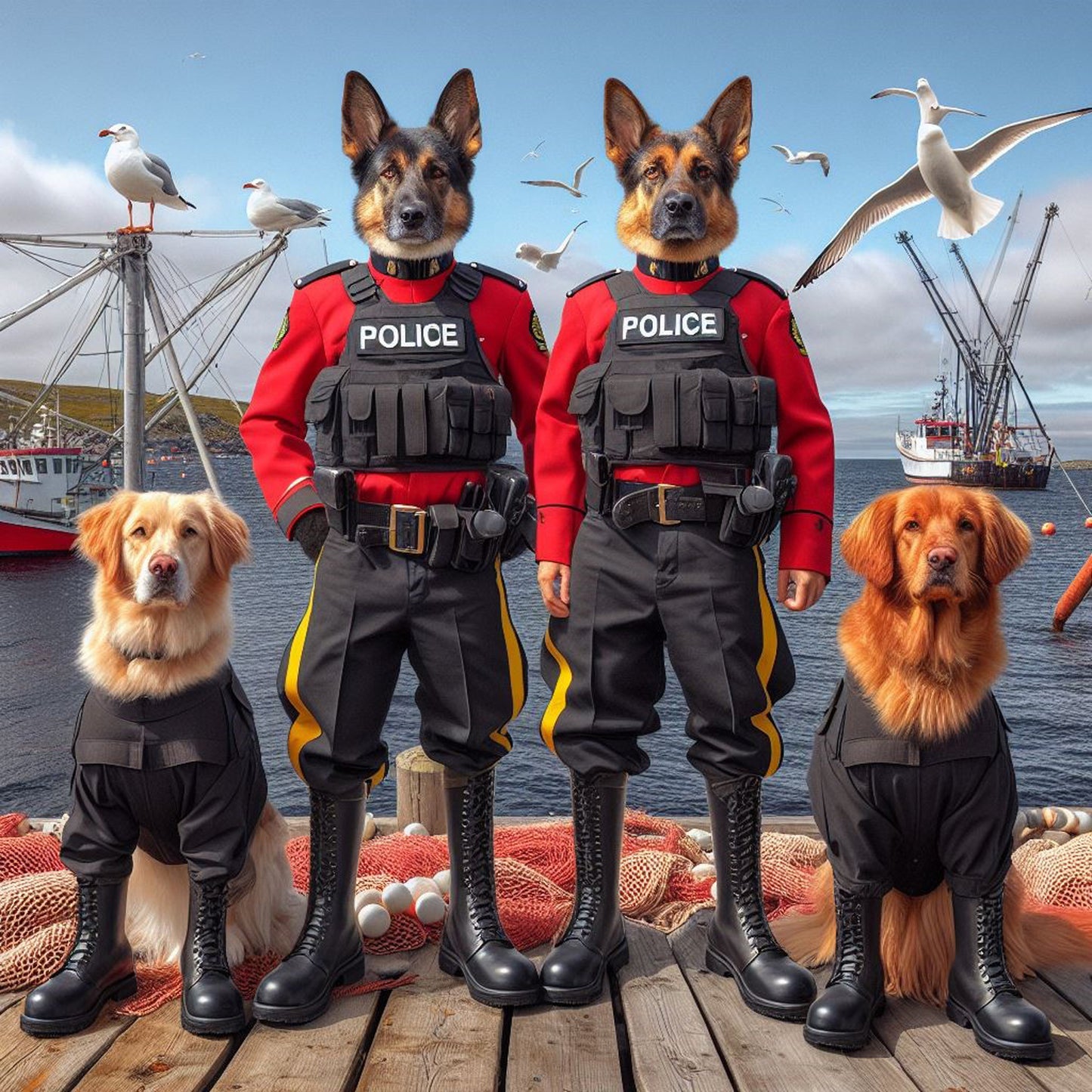 Newfoundland & Labrador RNC Canvas Print