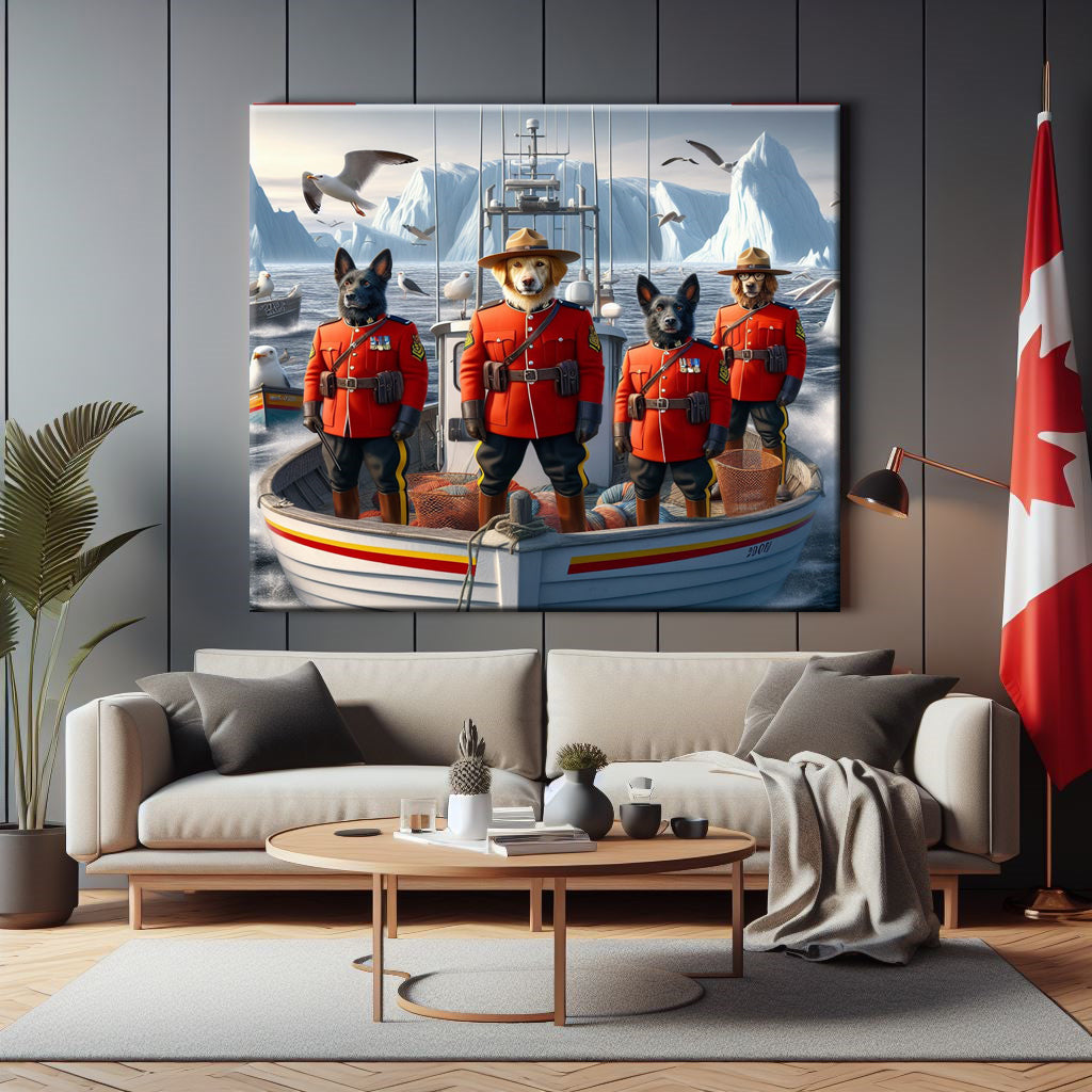 Newfoundland & Labrador RNC Canvas Print