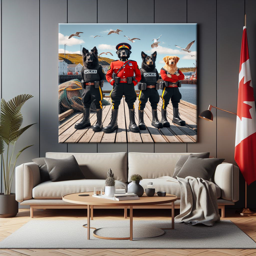 Newfoundland & Labrador RNC Canvas Print