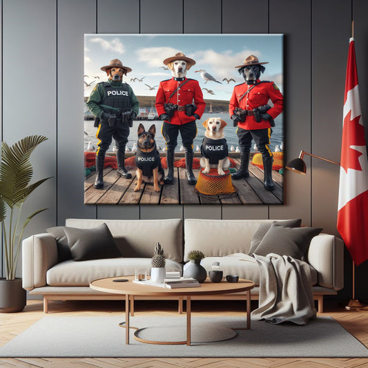 Newfoundland & Labrador RNC Canvas Print