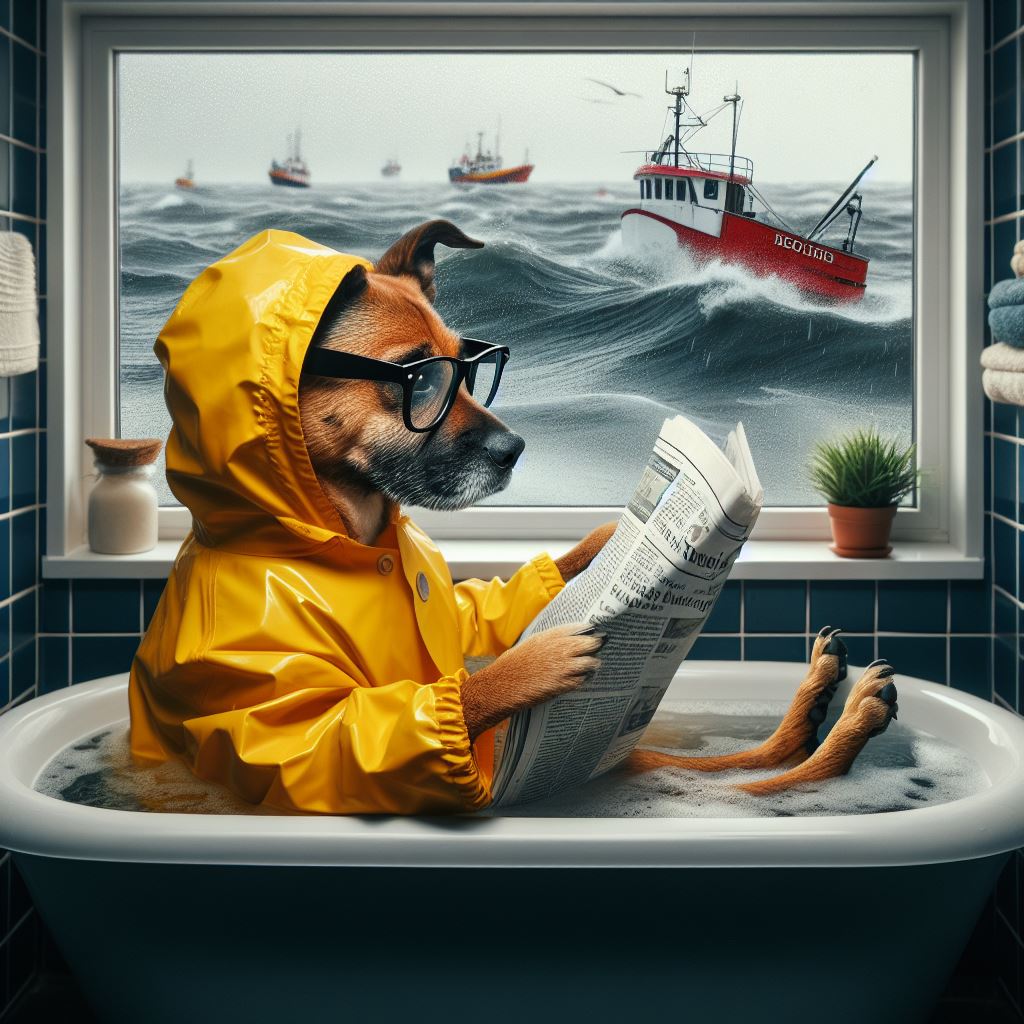 Newfoundland & Labrador Dog Canvas Print