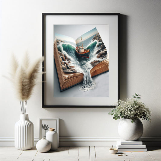 Newfoundland Rocky Shore Photo Print