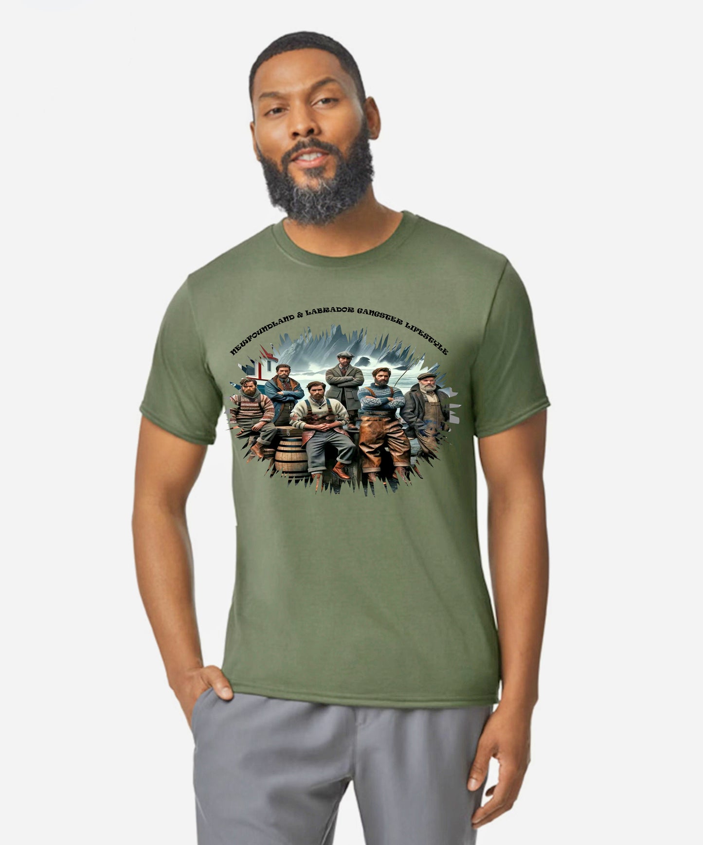 Unisex Newfoundland & Labrador Gangster Lifestyle T Shirt