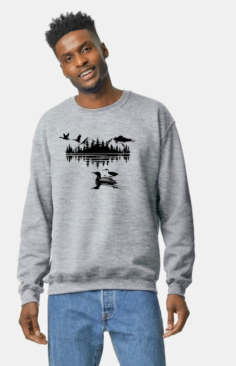 Unisex Buckskin Lake Sweat Shirt