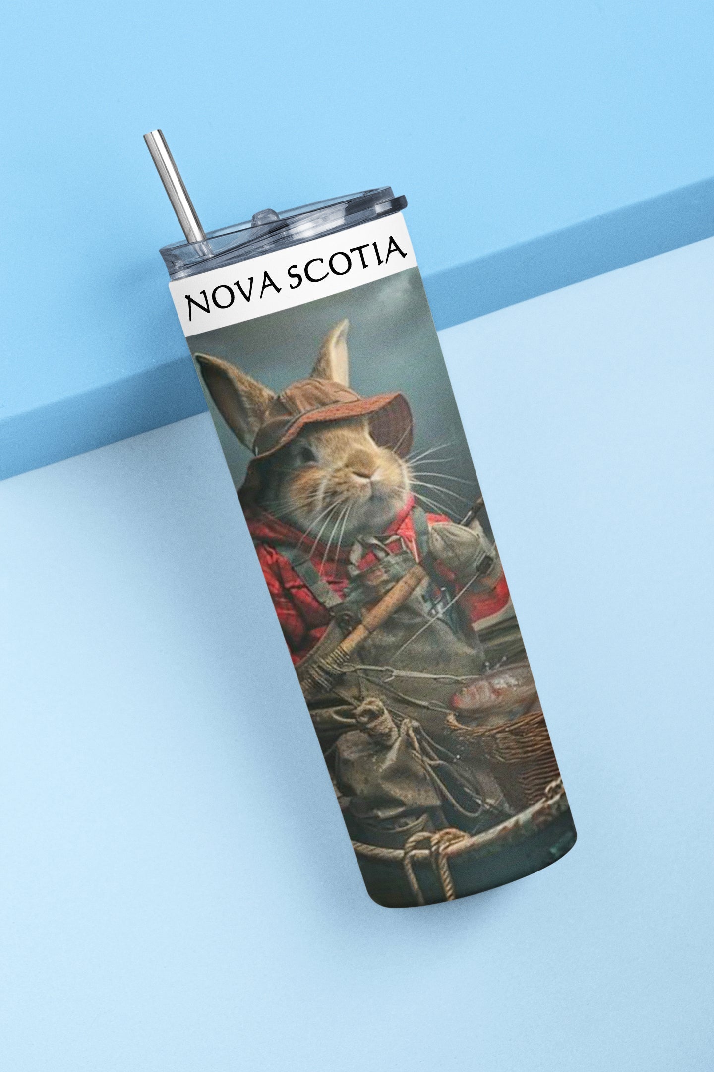 Nova Scotia Bunny Keychain & Tumbler Set