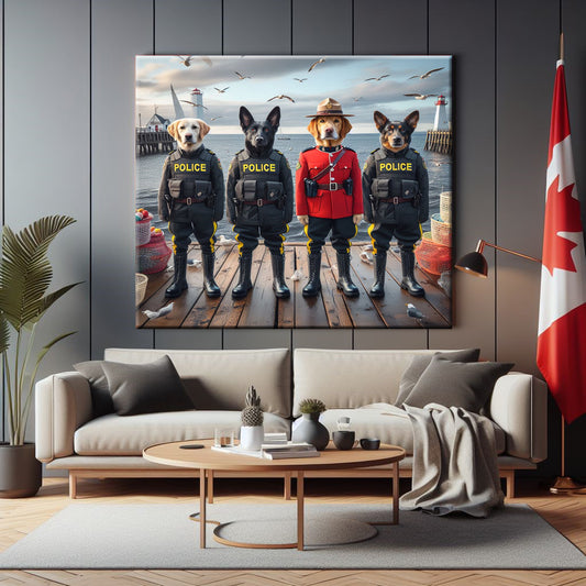 Nova Scotia RCMP Canvas Print