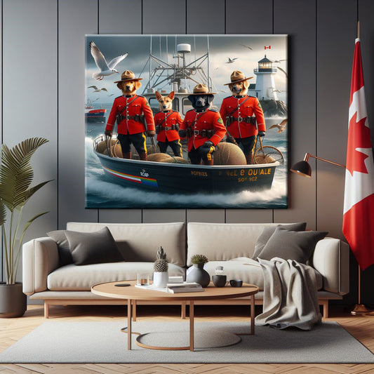 Nova Scotia RCMP Canvas Print