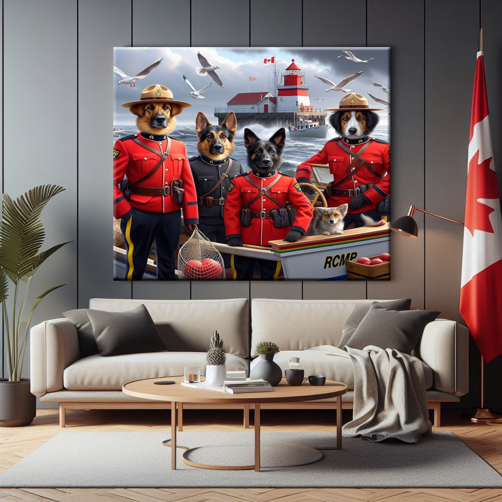 Nova Scotia RCMP Canvas Print