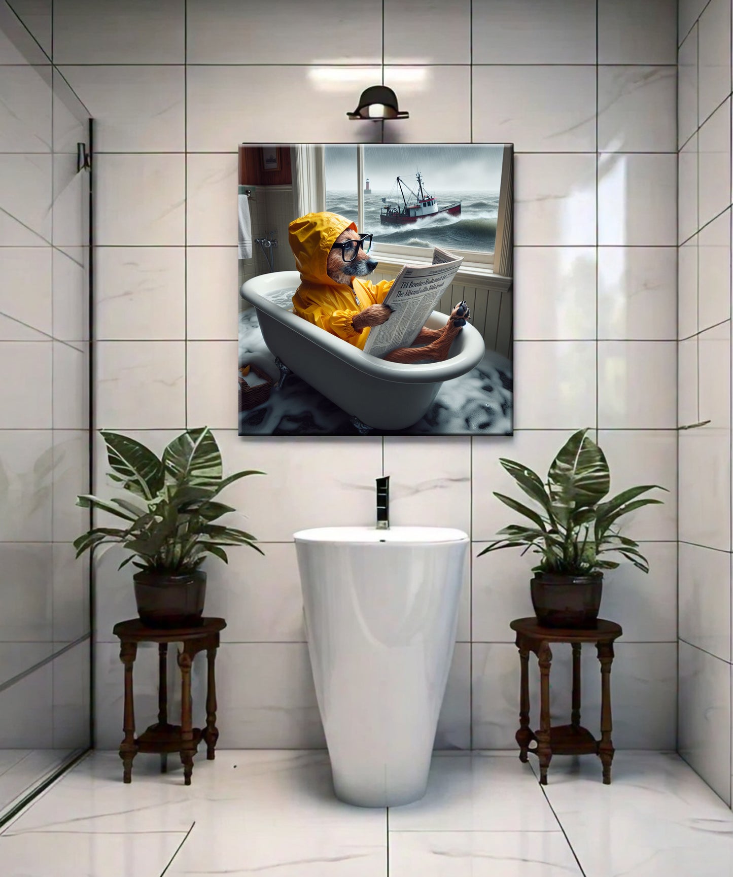 Nova Scotia Dog Canvas Print