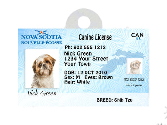 Nova Scotia Pet Tags