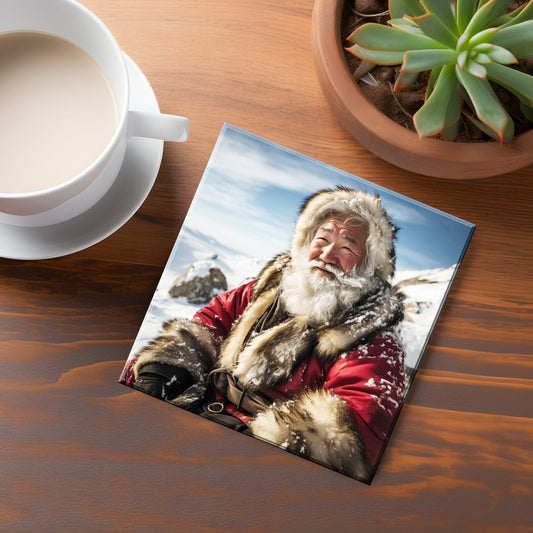 Nunavut Santa Coaster