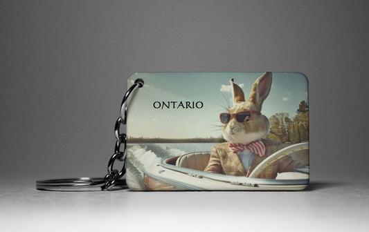 Ontario Bunny Keychain & Tumbler Set