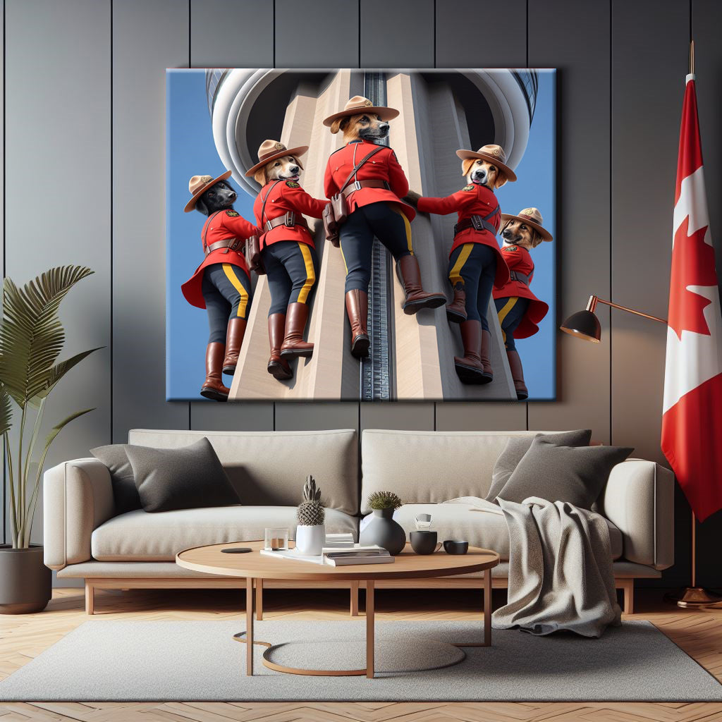 Ontario RCMP Canvas Print