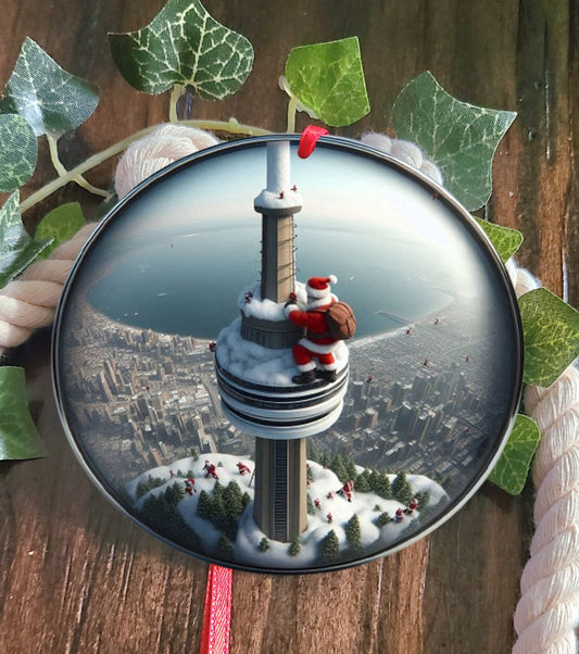 Ontario Santa Tree Ornament