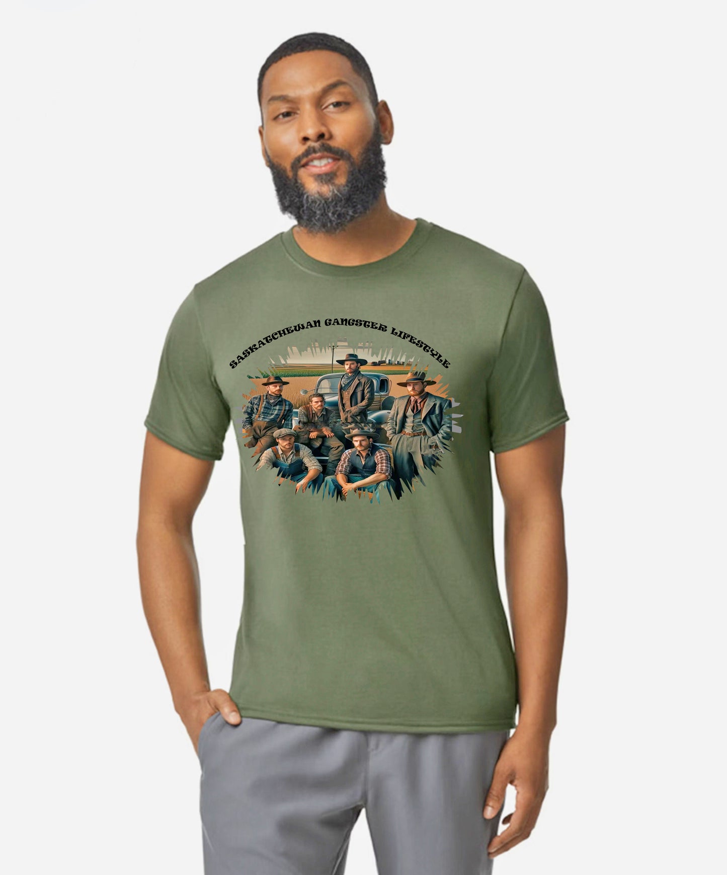 Unisex Saskatchewan Gangster Lifestyle T Shirt
